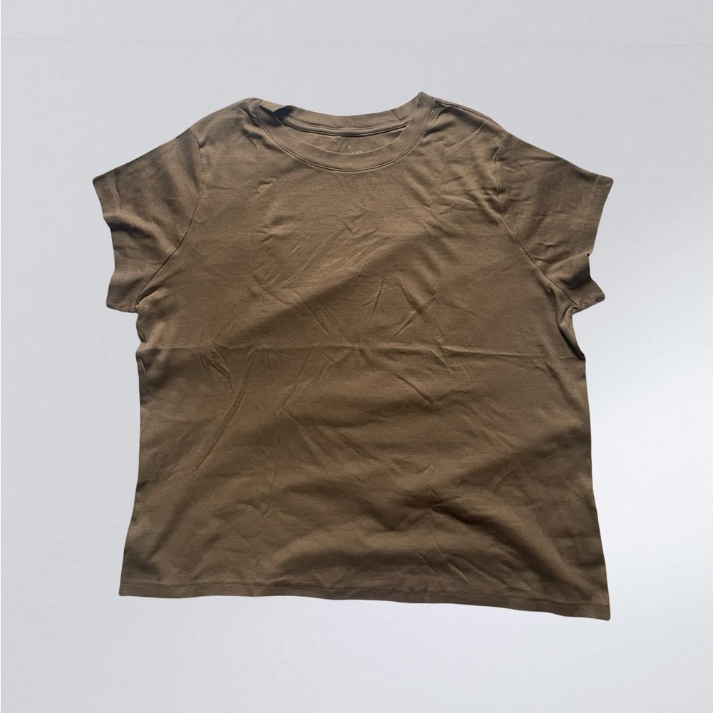 a new day short sleeve Brown Women's Top size 4X